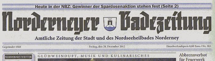 Norderneyer Badezeitung center
